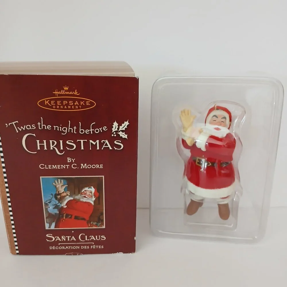 Hallmark Keepsake Ornament Twas the night before Christmas 2001